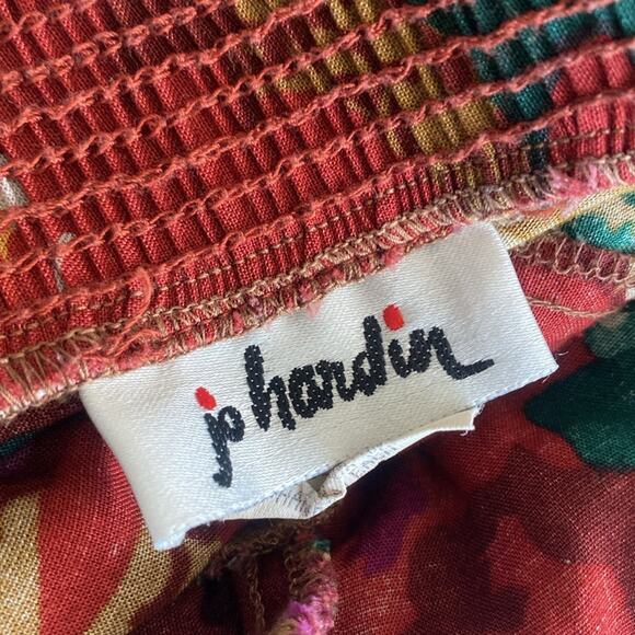 VINTAGE JO HARDIN Skirt Set Womens Sz 10 Floral Print Cottagecore - Picture 8 of 8